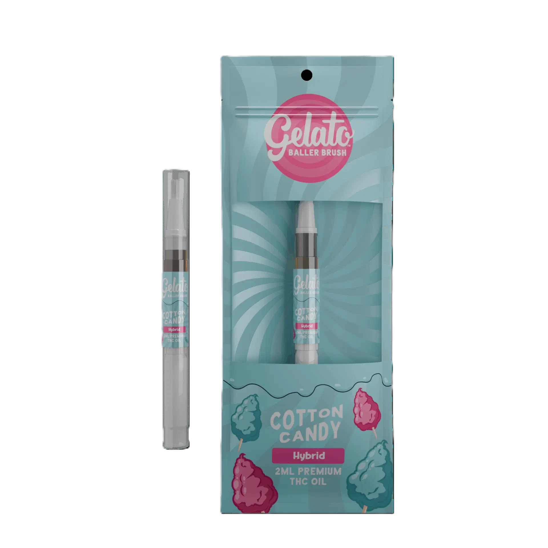 Photograph of product: Gelato Baller Brush 2g - Cotton Candy