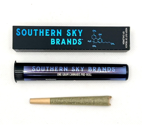 Photograph of Product: Southern Sky | 1g | Who Dank | Sativa | Pre Roll