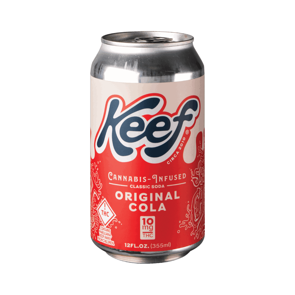Photograph of Product: Keef - 100mg Orange Kush Soda