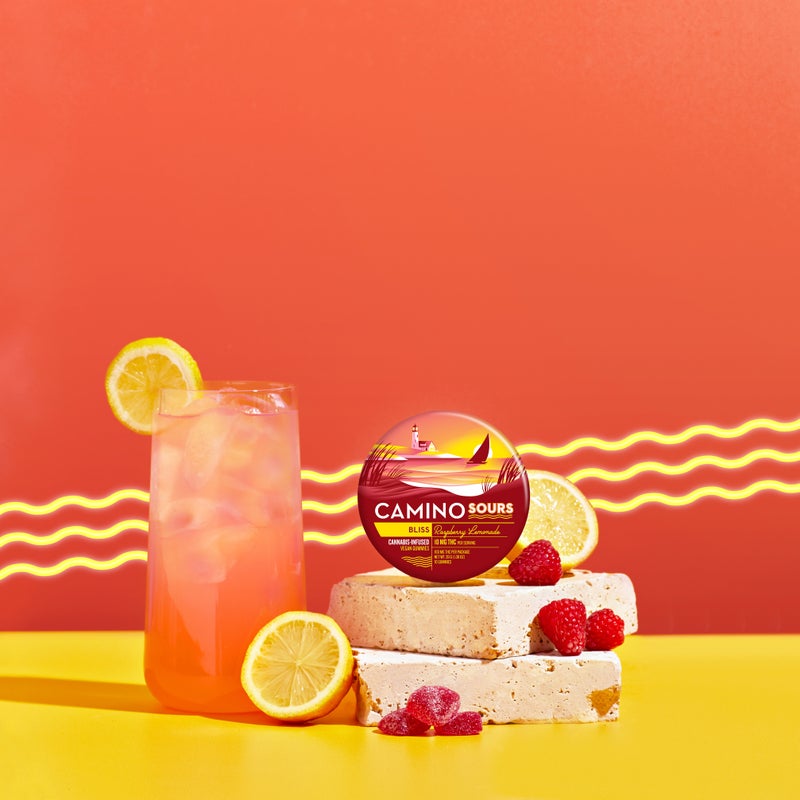 Photograph of product: Camino Sours - Raspberry Lemonade - Edibles - 100mg