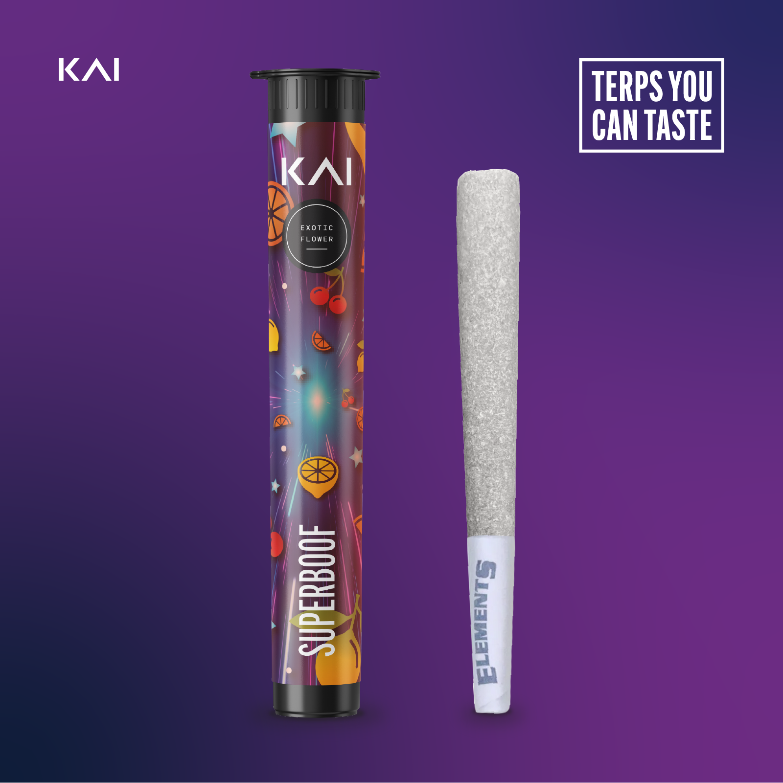 Photograph of product: KAI - Superboof - 1g Pre-Rolls