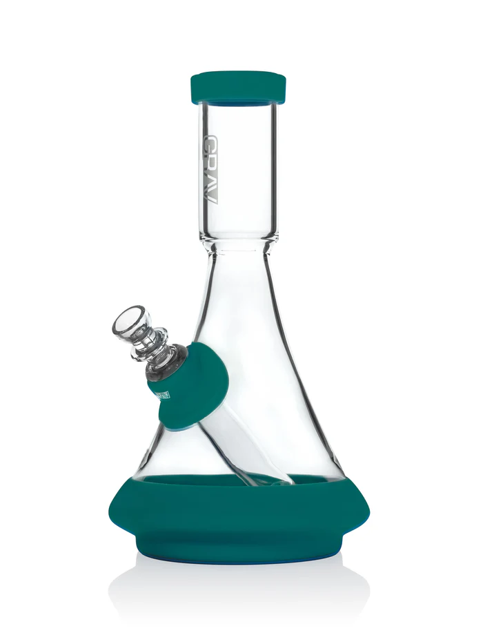 Photograph of product: GRAV Silicone Deco Beaker [Dark Teal]