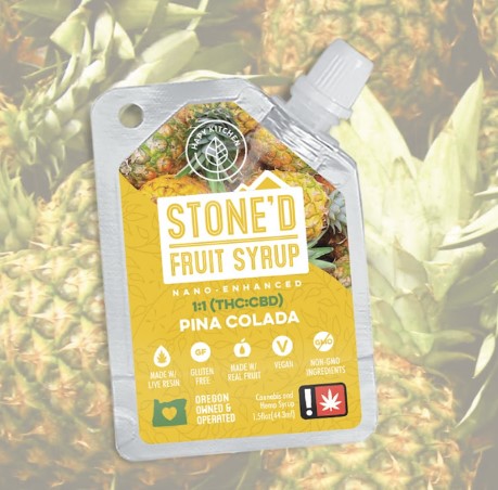 Photograph of product: Flavored Nano Tincture | Pina Colada | 1:1 TH-oui:CBD | 1.5fl oz