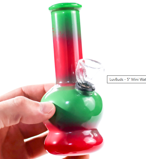 Photograph of product: Luvbuds - Mini Water Pipes - 5"