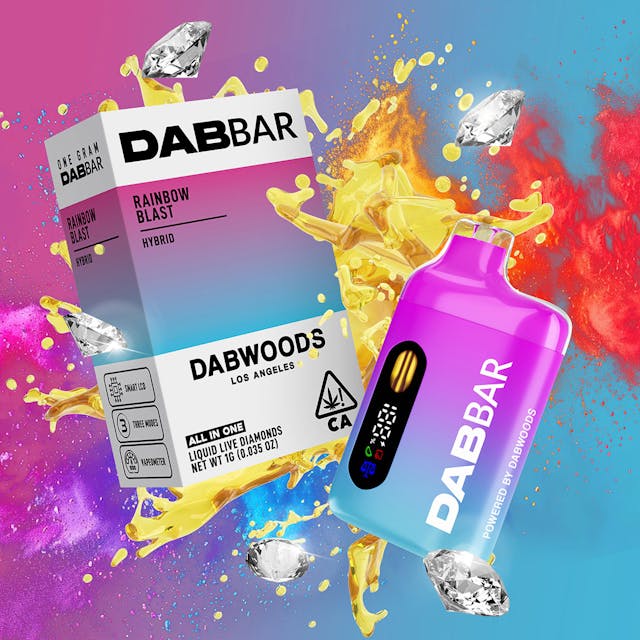 Photograph of product: RAINBOW BLAST AIO 1 GRAM - 