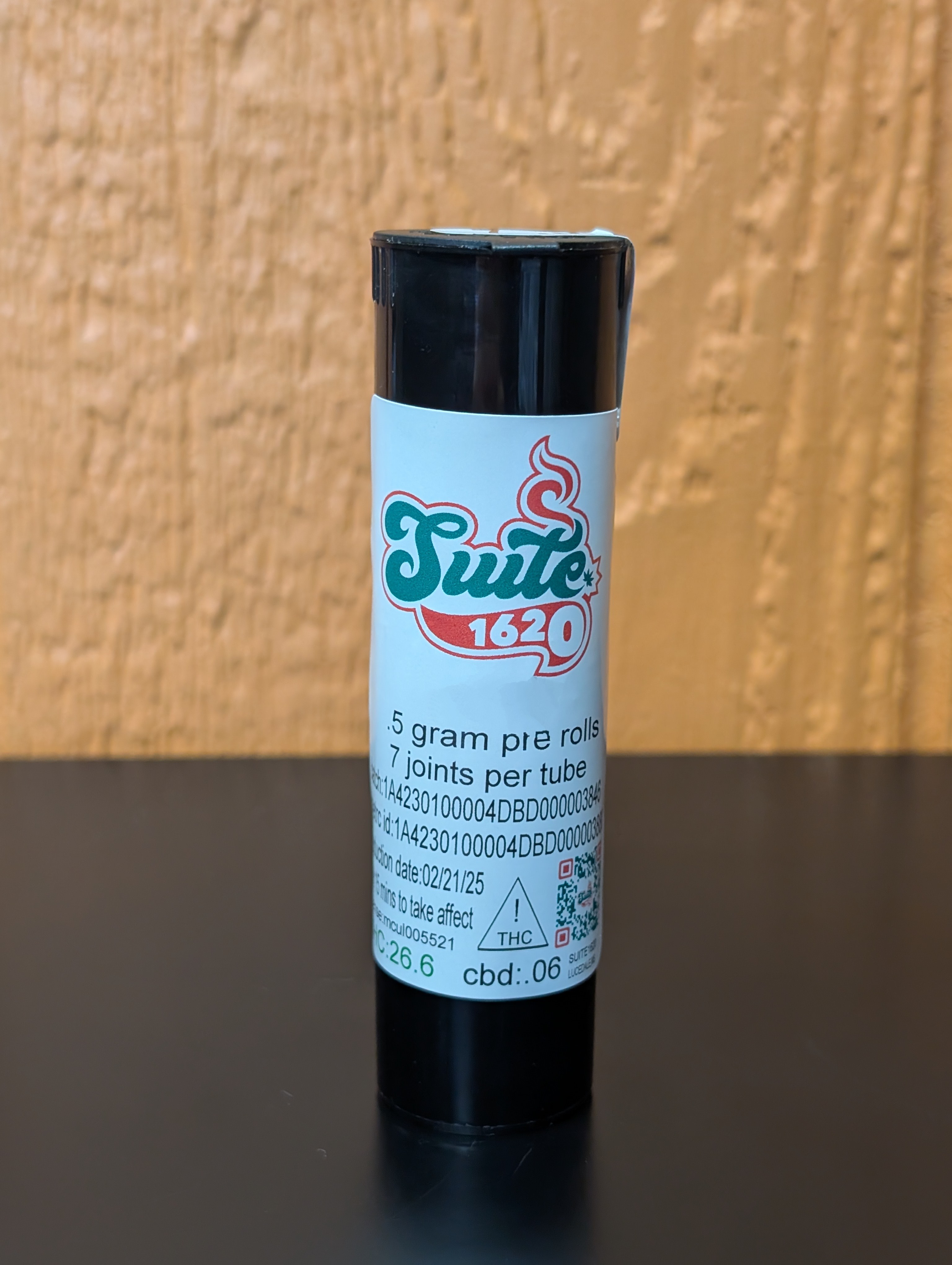 Photograph of product: Suite 1620 | Studio 54 | .5 pre roll - 3.5g