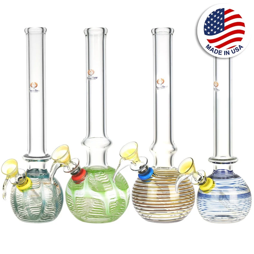 Photograph of product: Worked Round Base Water Pipe - 9.5" - Assorted Colors