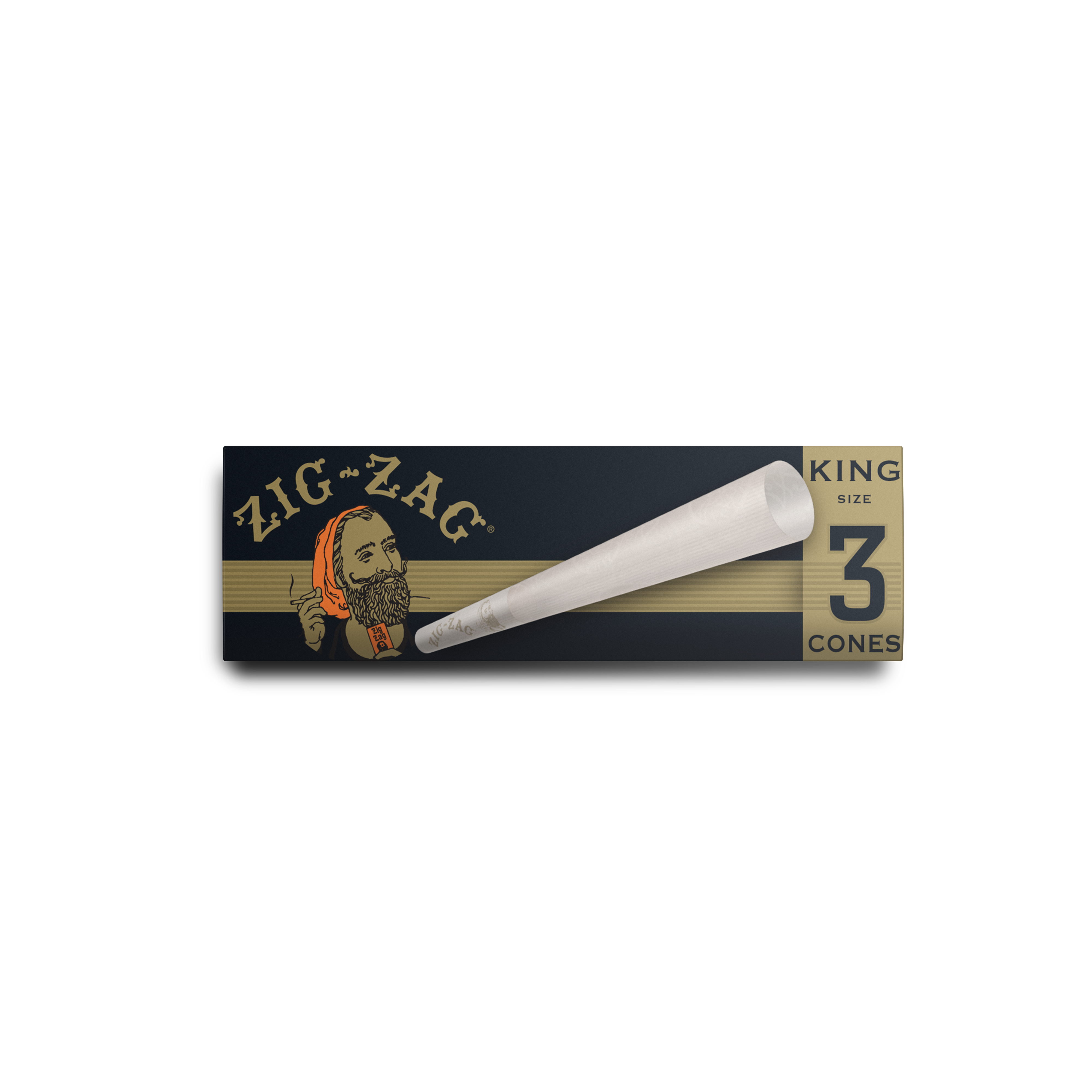 Photograph of product: Zig-Zag King Size Cones - 3 Pack