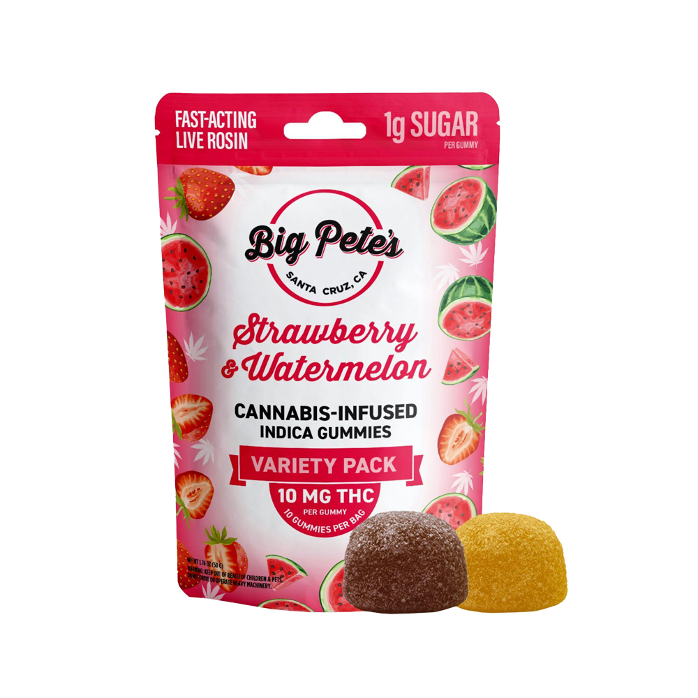 Photograph of Product: STRAWBERRY & WATERMELON ROSIN GUMMIES [10 CT]
