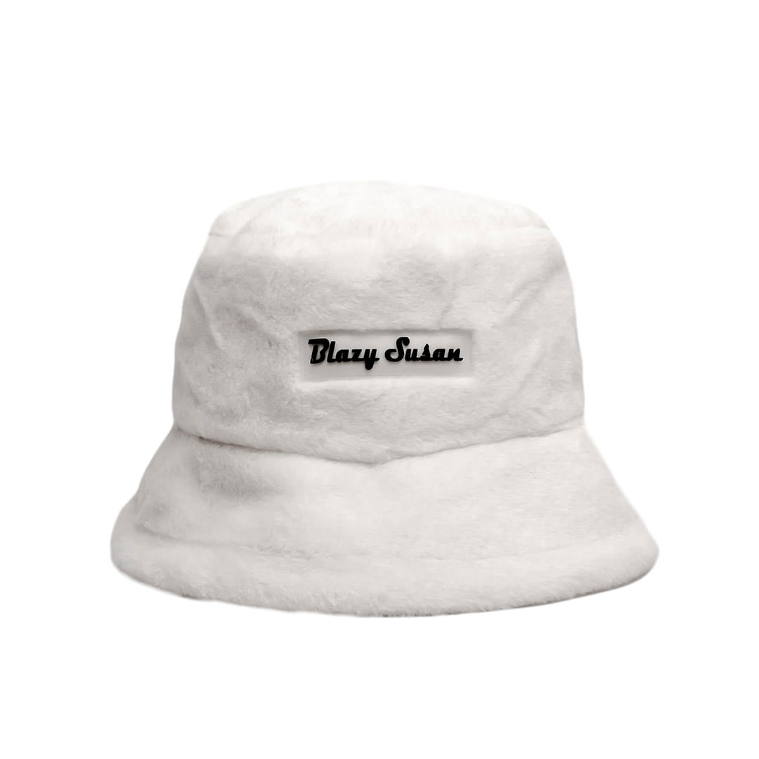 Photograph of product: Blazy Susan | Fuzzy Bucket Hat (White)
