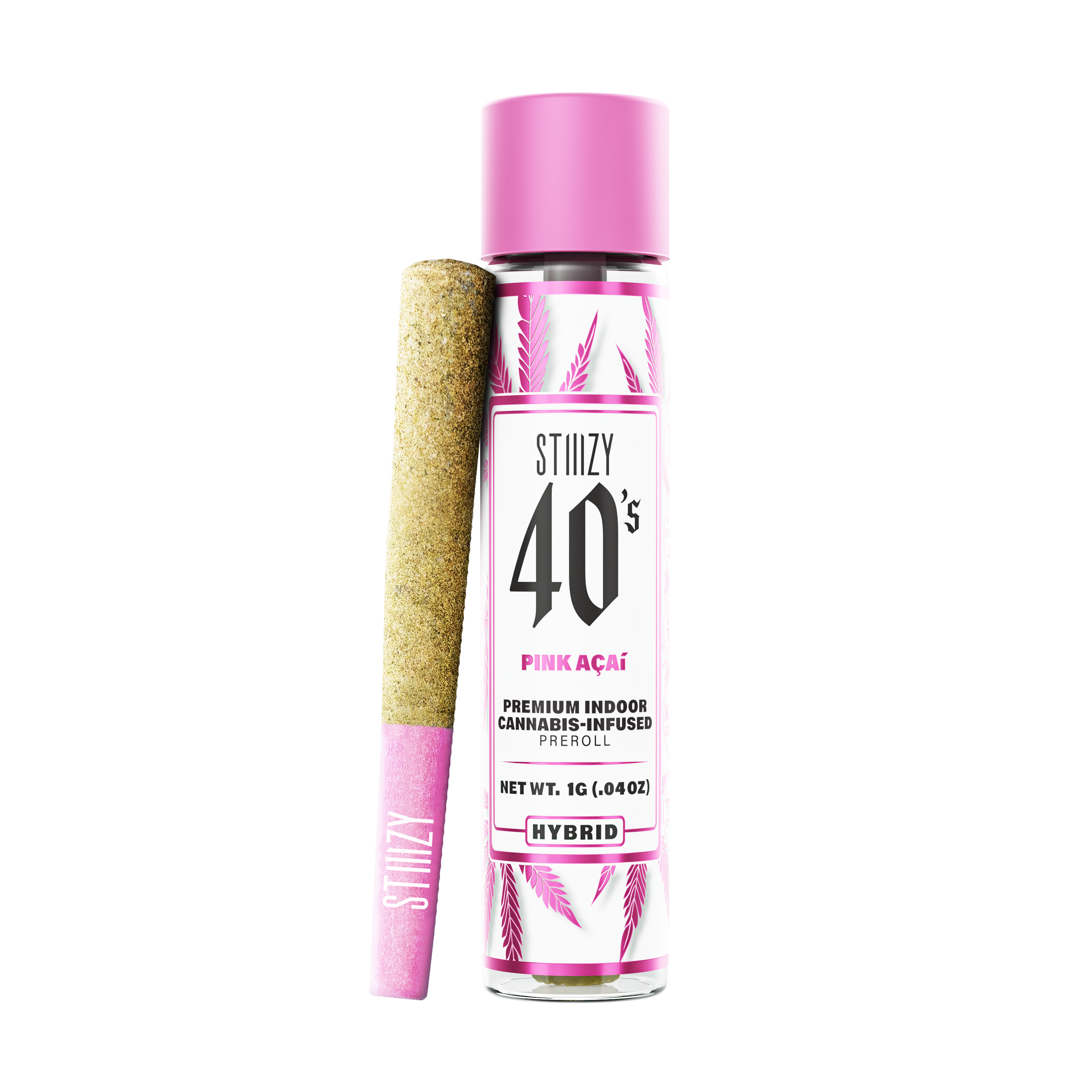 Photograph of product: STIIIZY | Pink Acai | 1g infused pre-roll