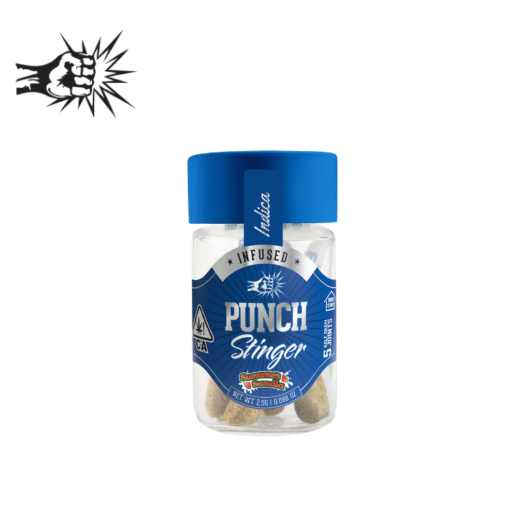 Photograph of product: SUMMER SANDIA 2.5G INFUSED 5 PACK PREROLLS