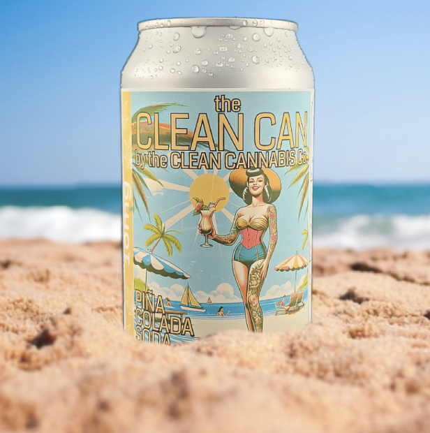 Photograph of product: Clean Oui'd | 10mg TH-oui | Pia Colada Soda