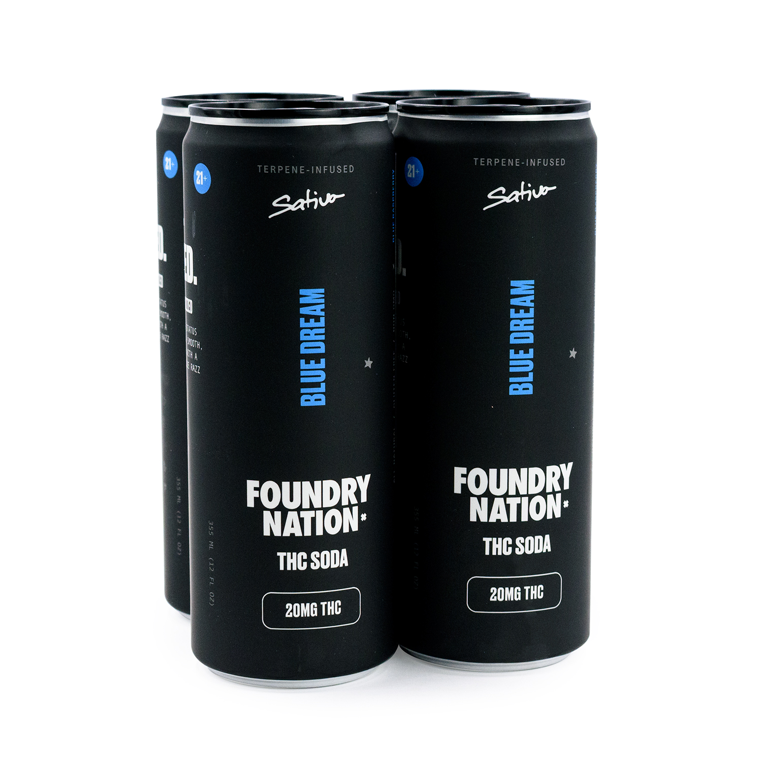 Photograph of product: Foundry TH-oui Soda - Blue Dream 20mg