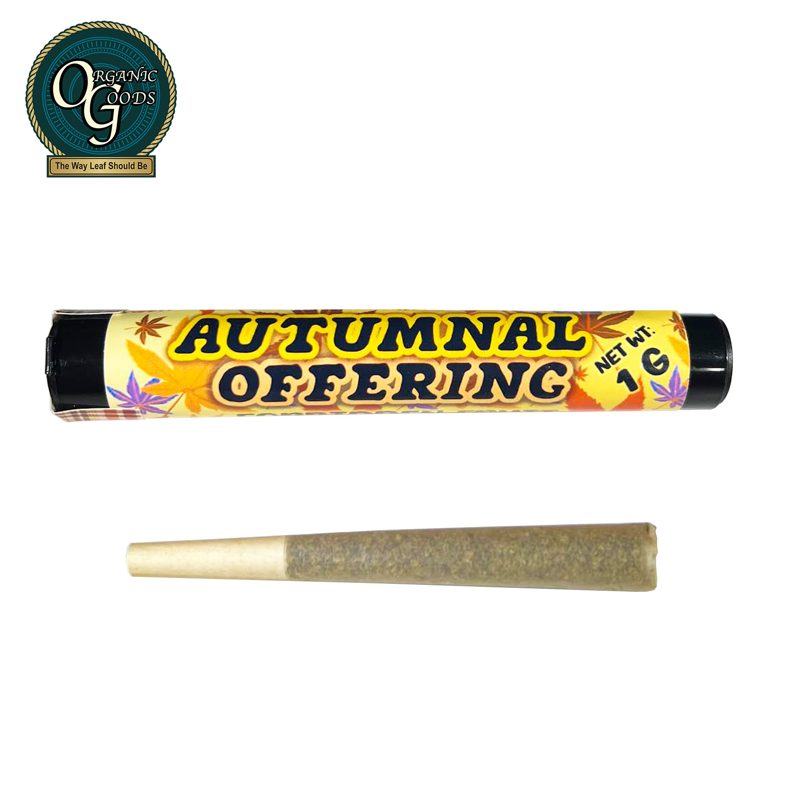 Photograph of product: OG Autumnal Offering Pre-Roll Purple Punch 1 G