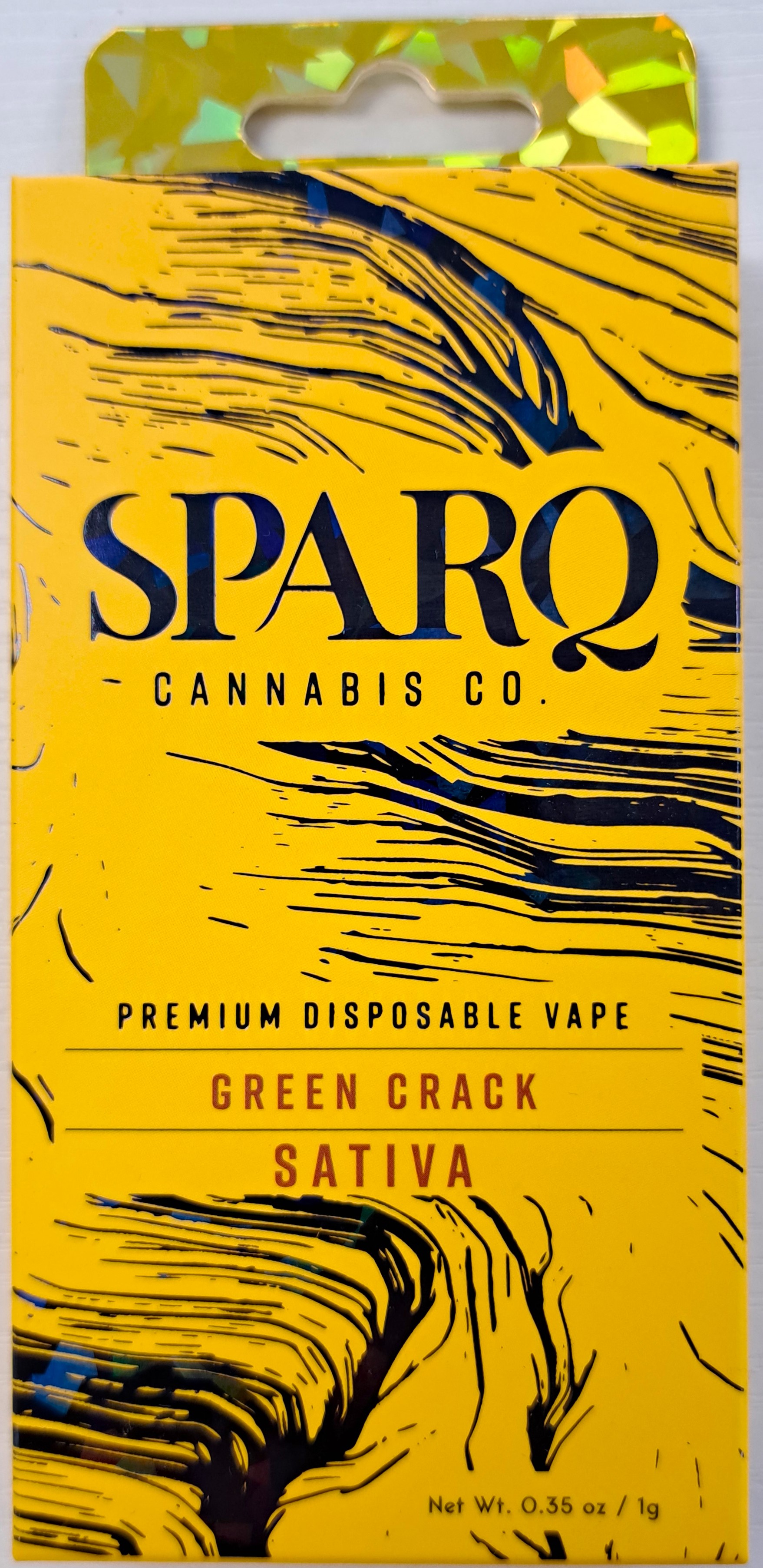 Photograph of product: Disposable Cart Green Crack | 1G