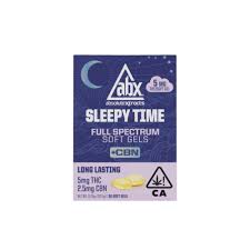 Photograph of product: SLEEPY TIME 5MG THC : 2.5MG CBN SOFTGELS 30/PK