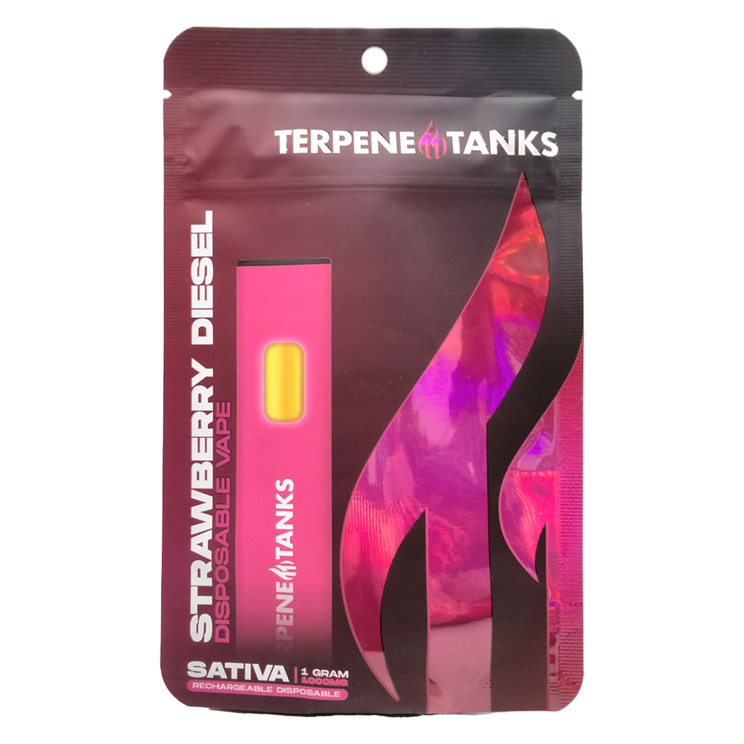 Photograph of Product: Terpene Tanks Strawberry Diesel All-In-One Vape Rec
