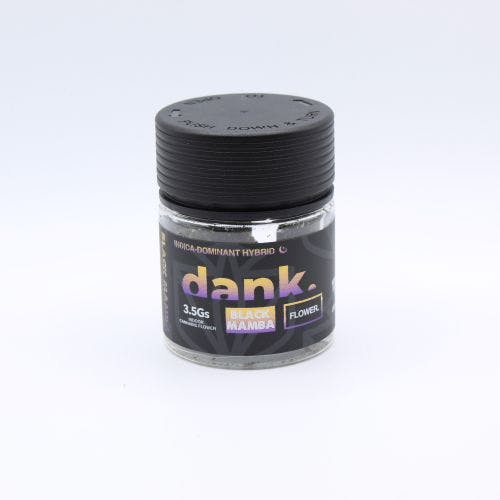 Photograph of product: Dank | Flower | Black Mamba | Jar |  3.5g