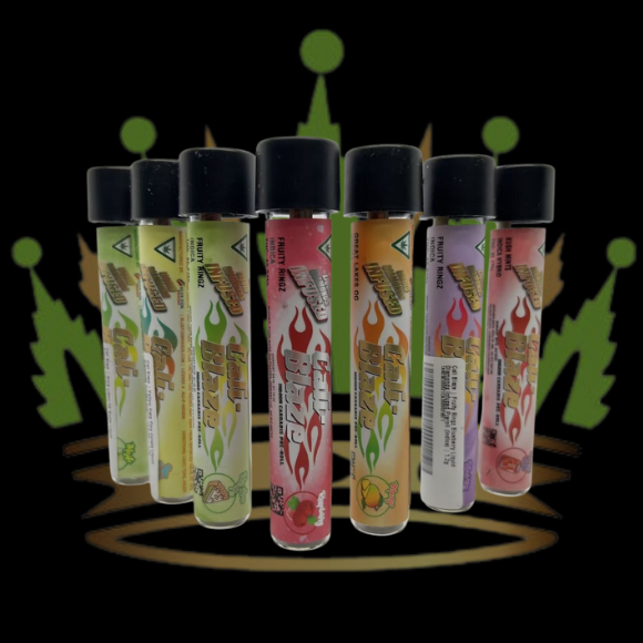 Photograph of product: Cali Blaze Infused Pre Roll - Green Apple