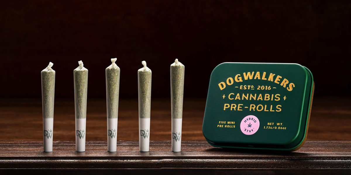 Photograph of product: Dogwalkers | Preroll | Animal Face | 1.75g | 5pk - Oui'd