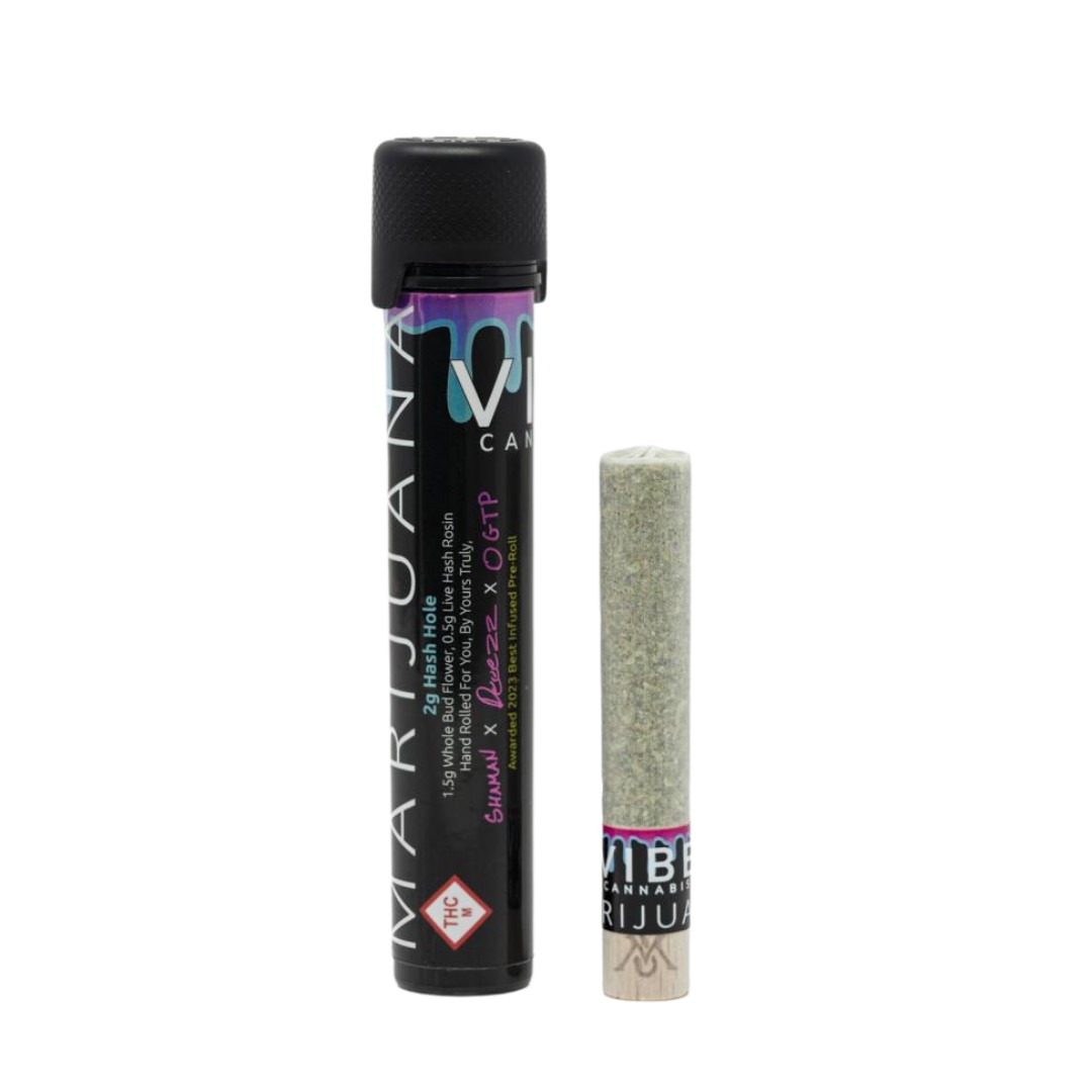 Photograph of product: Block Berries au chocolat Hole Infused Preroll