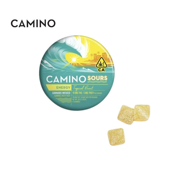Photograph of product: 2:1 TROPICAL BURST SOURS 150MG 10 PACK GUMMIES