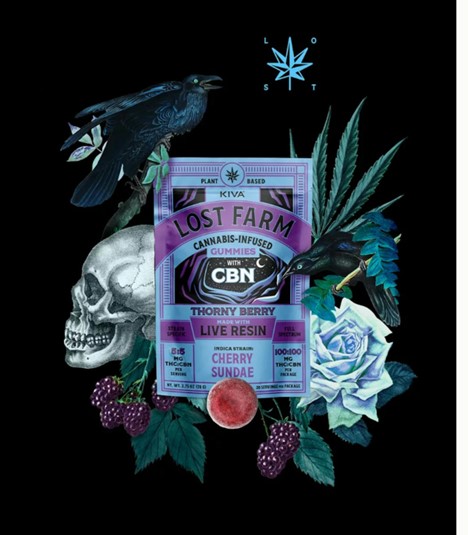 Photograph of product: Thorny Berry x Cherry Sundae 1:1 THC:CBN Live Resin Gummies | 20pk