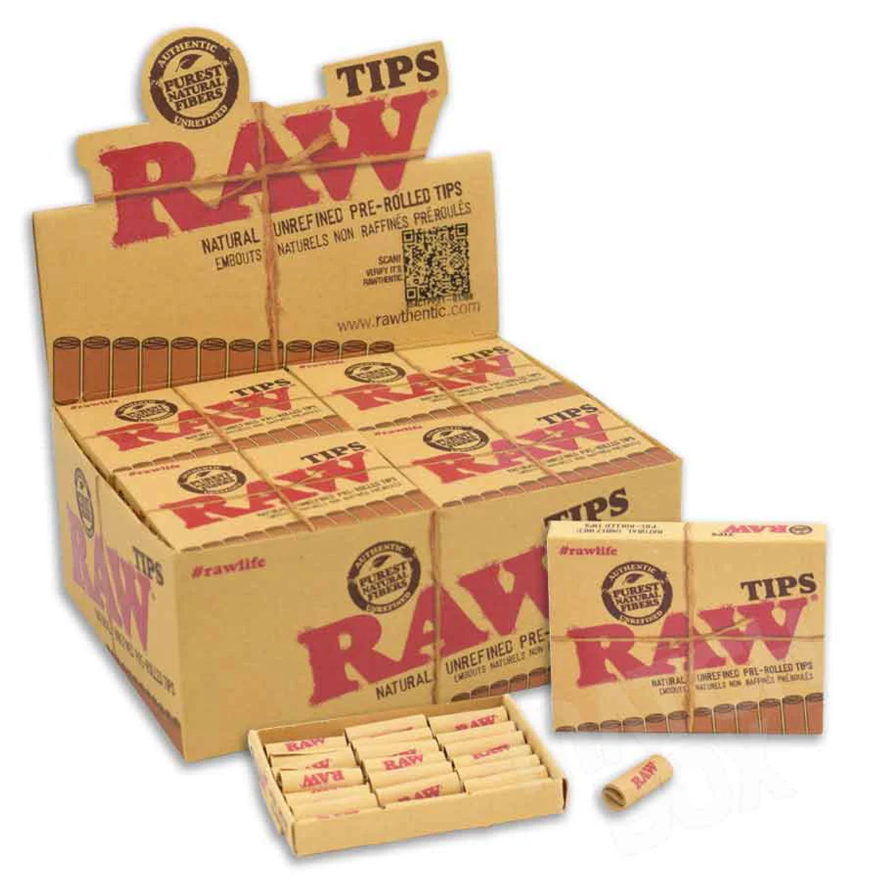Photograph of product: RAW | Pre-Rolled Tips | 20pk