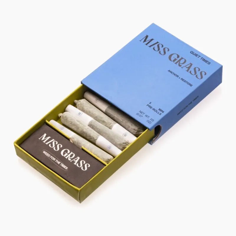 Photograph of product: Miss Grass Quiet Times Minis Pre Rolls 5 Pack 2.0g
