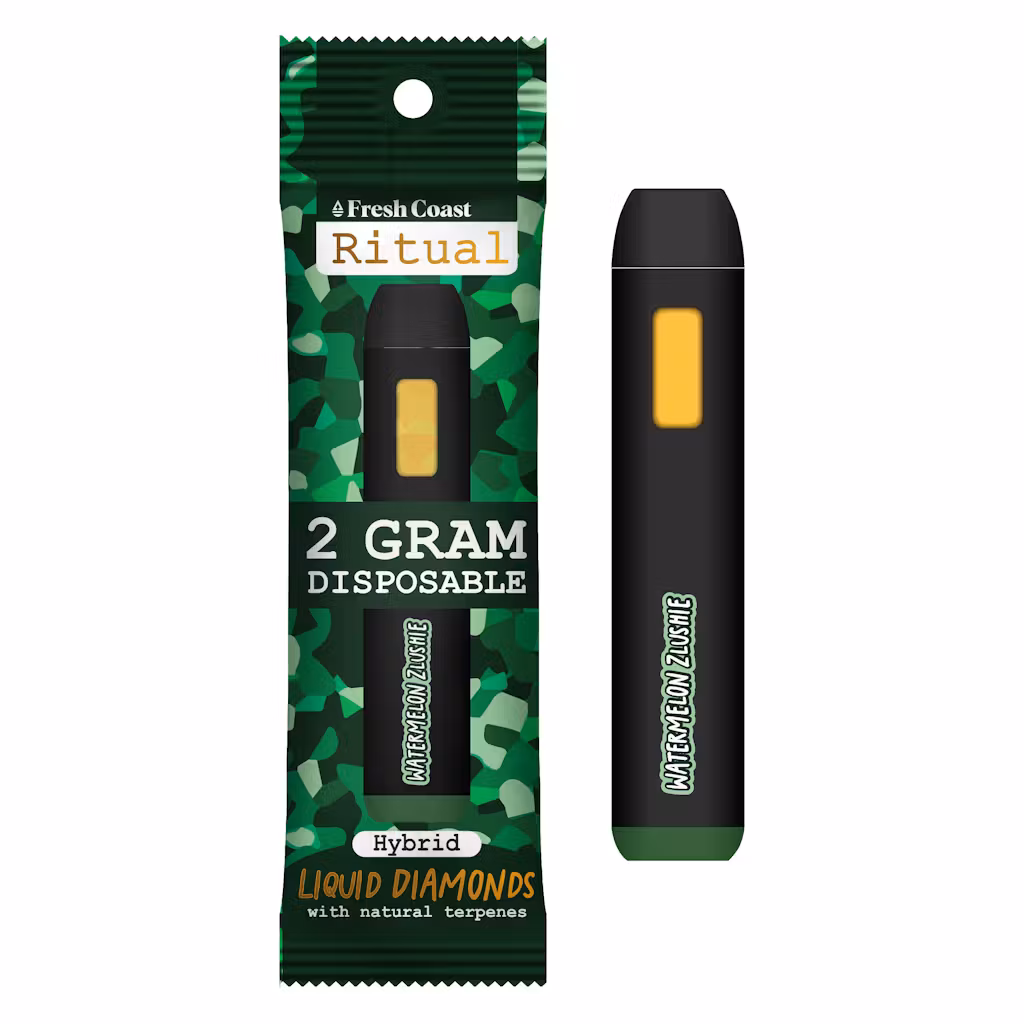 Photograph of product: Fresh Coast - Watermelon Zlushie - Liquid Diamond - 2g AIO