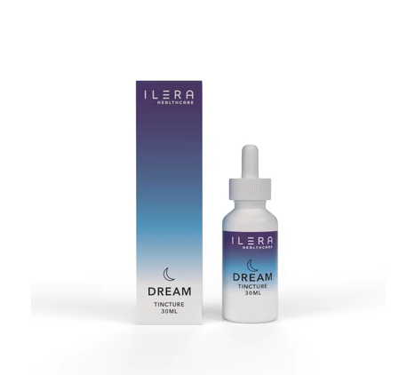 Photograph of Product: Ilera Dream 8:1 THC:CBD Tincture 30mL