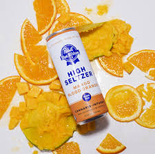 Photograph of product: PBR - INFUSED SELTZER HIGH MANGO BLOOD ORANGE SINGLE CAN
