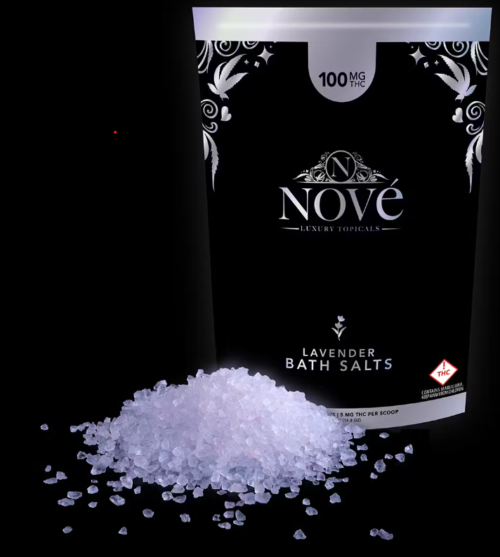 Photograph of product: Nove - Bath Salt - Lavender - 100mg