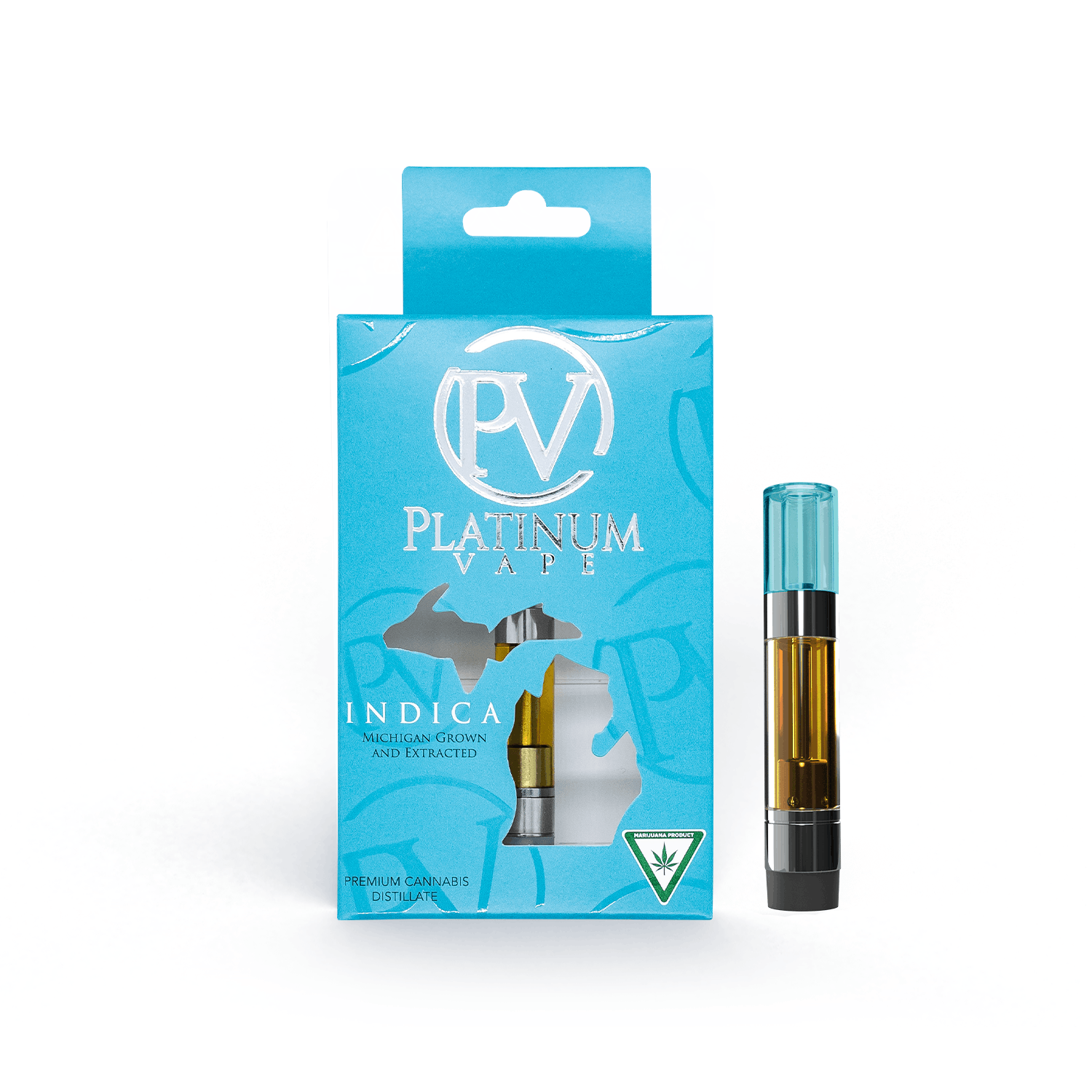 Photograph of product: Platinum Vape God Father OG (Oui'd) 510 Thread Cartridge 1g