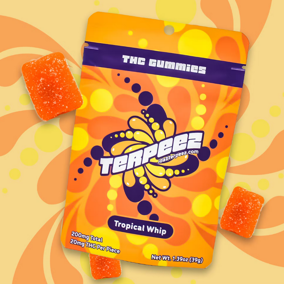 Photograph of product: Terpeez | Tropical Whip | 200MG Gummies