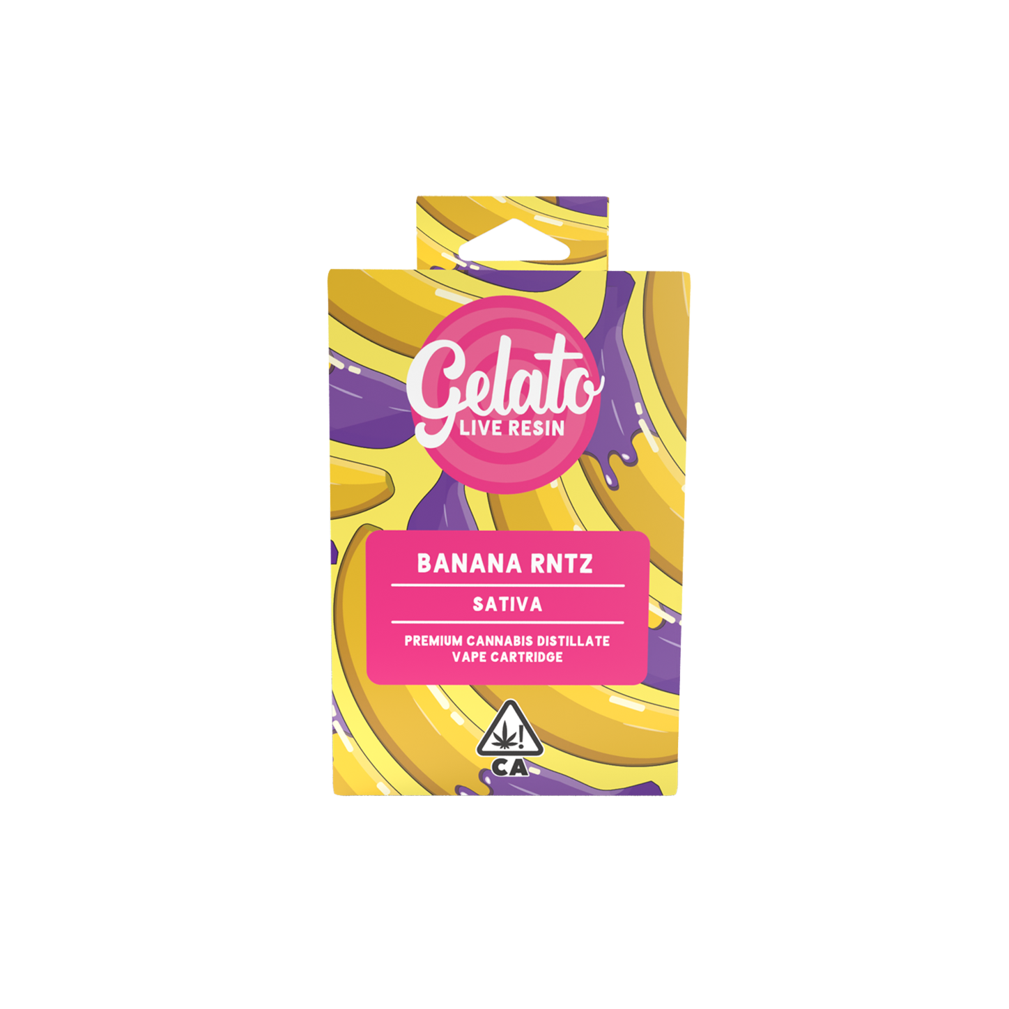 Photograph of product: BANANA RNTZ 1G LIVE RESIN CARTRIDGE