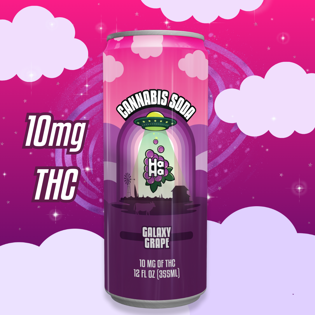 Photograph of product: HaHa Nano Grape Beverage 10mg