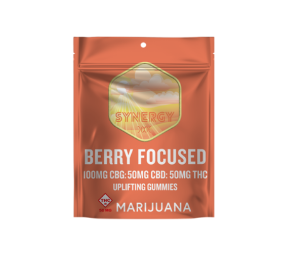 Photograph of product: Dixie Synergy Gummies | Berry Focused 2:1:1 CBG:CBD:TH-oui