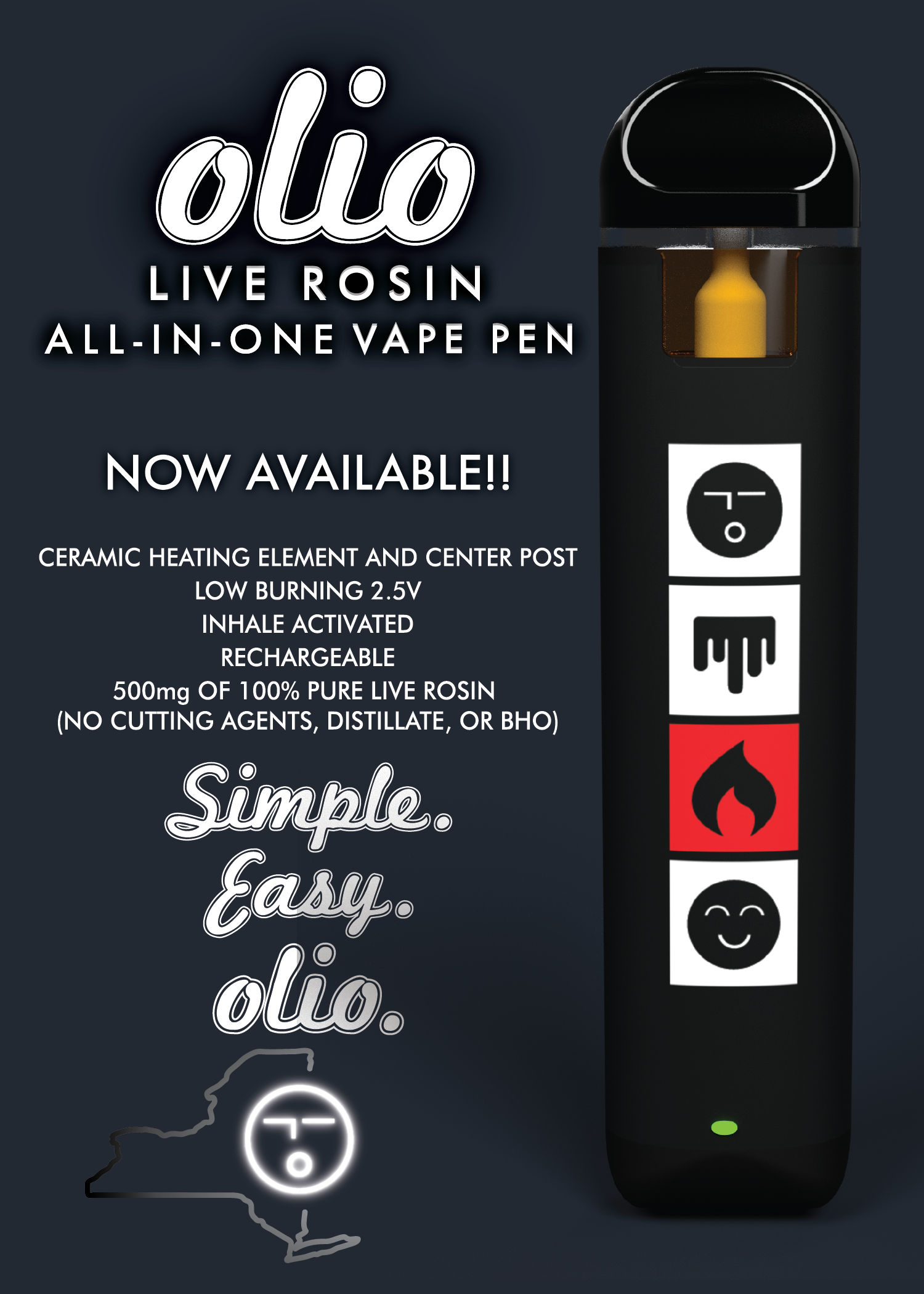 Photograph of product: Gas Tanker AIO | Live Rosin | 0.5g