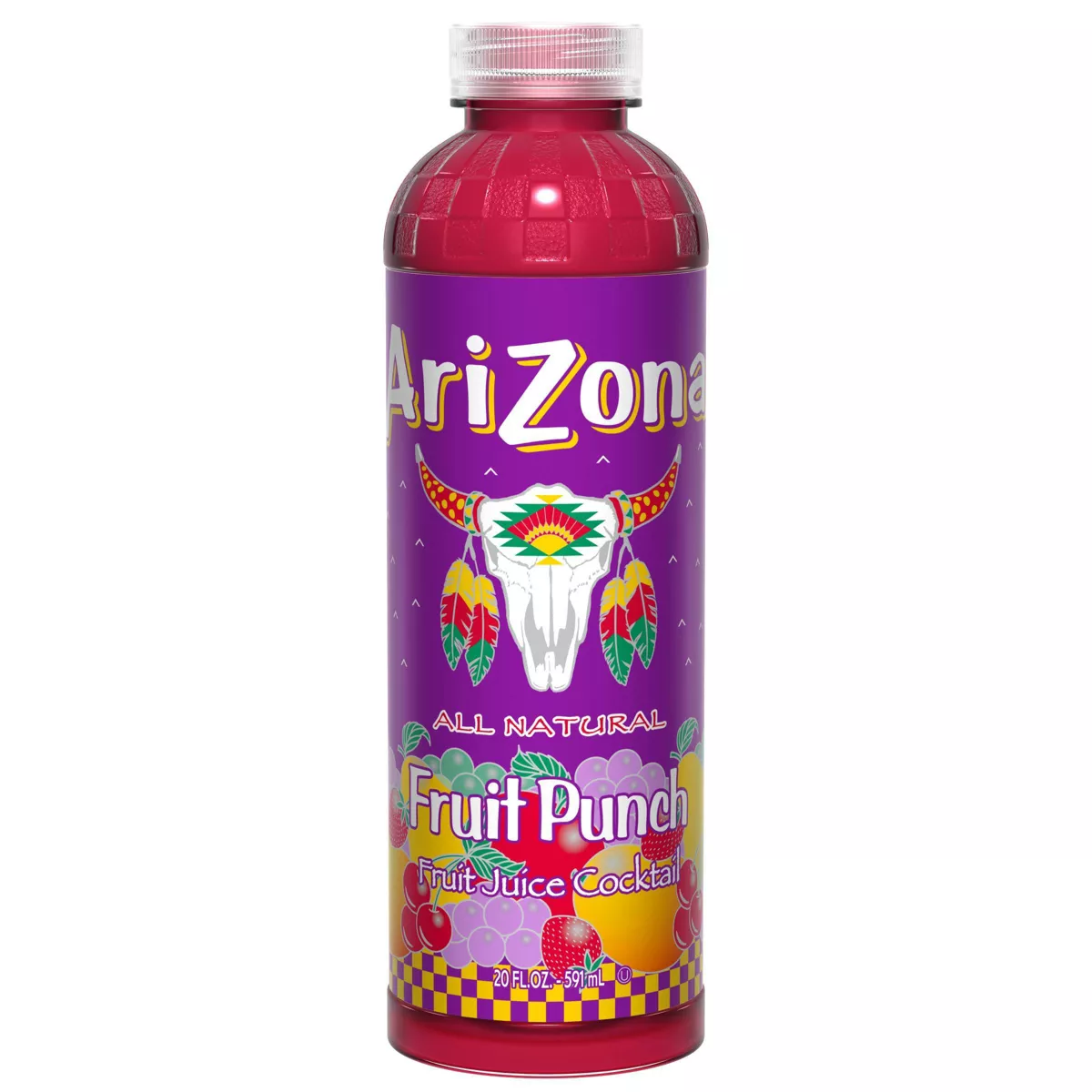 Photograph of product: Arizona: Fruit Punch - Beverage Single - UN-INFUSED - Bottle