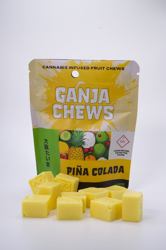 Photograph of product: Ganja Chews - - Pina Colada