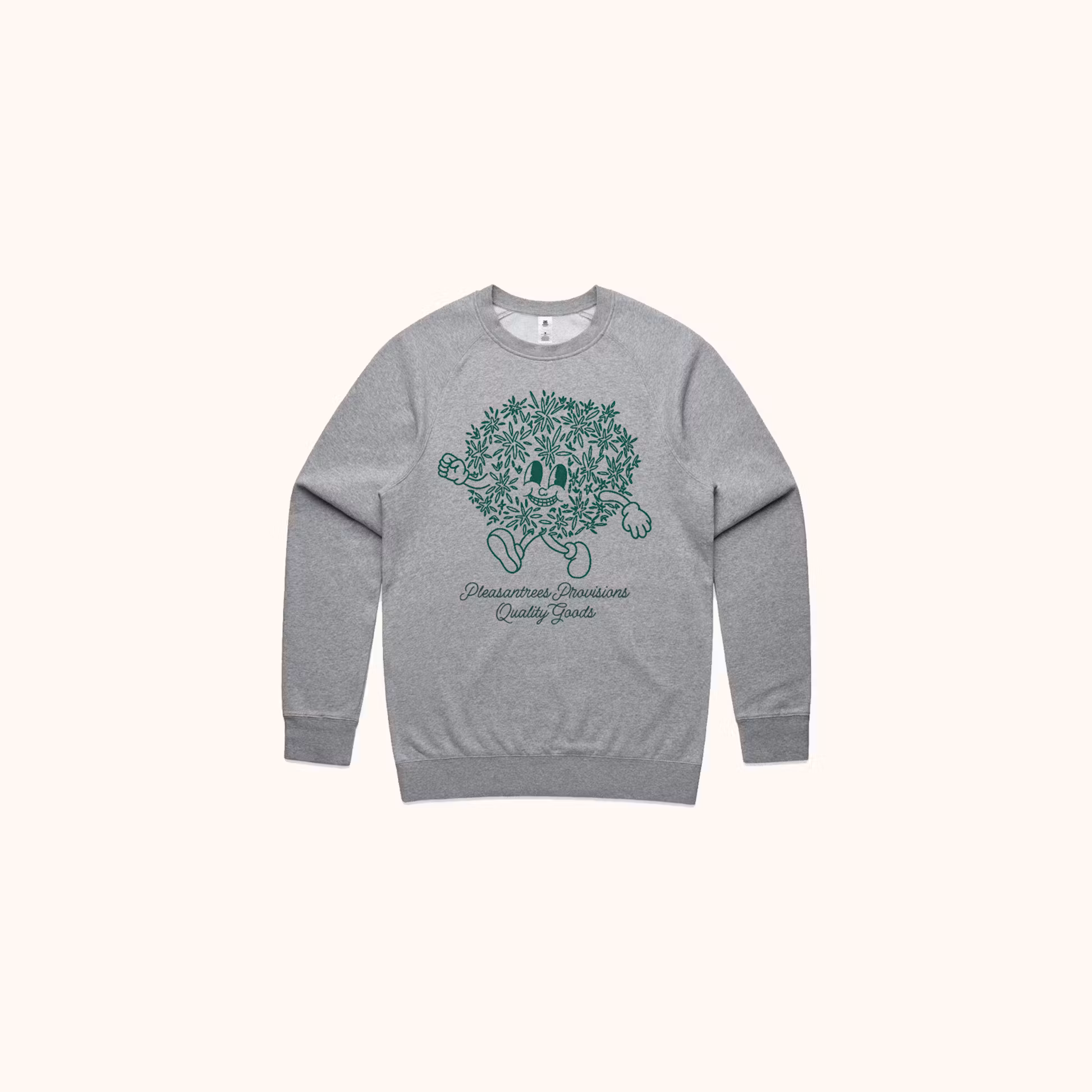 Photograph of product: Pleasantrees | Pleasant Tree Sweatshirt | Grey | Small