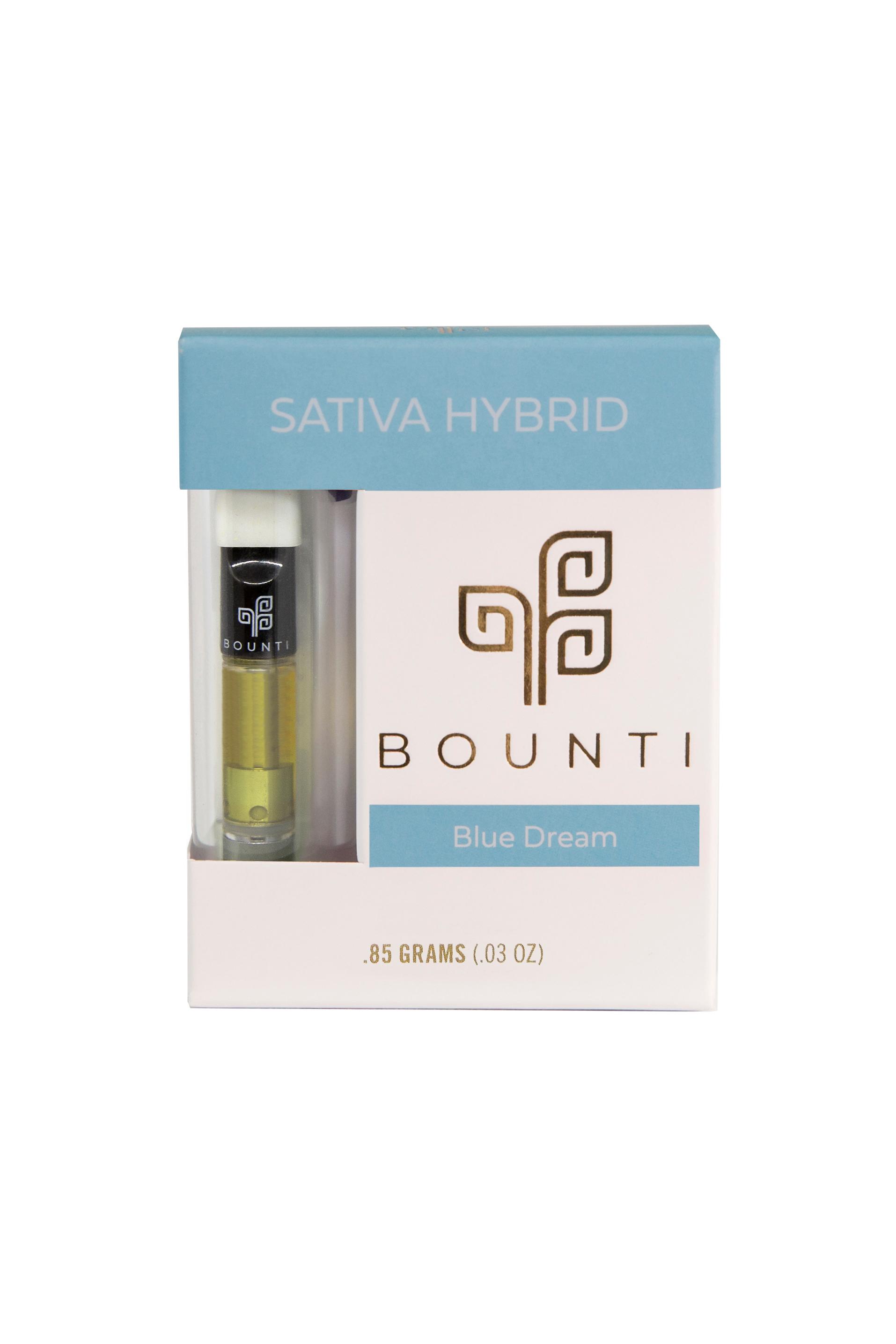 Photograph of product: Bounti BTE Blue Dream (S) Vape Cartridge 0.85g