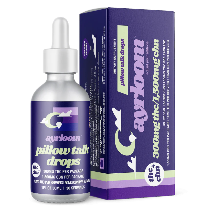 Photograph of product: Pillow Talk Tincture 1:5 | 300mg Thc / 1500mg CBN