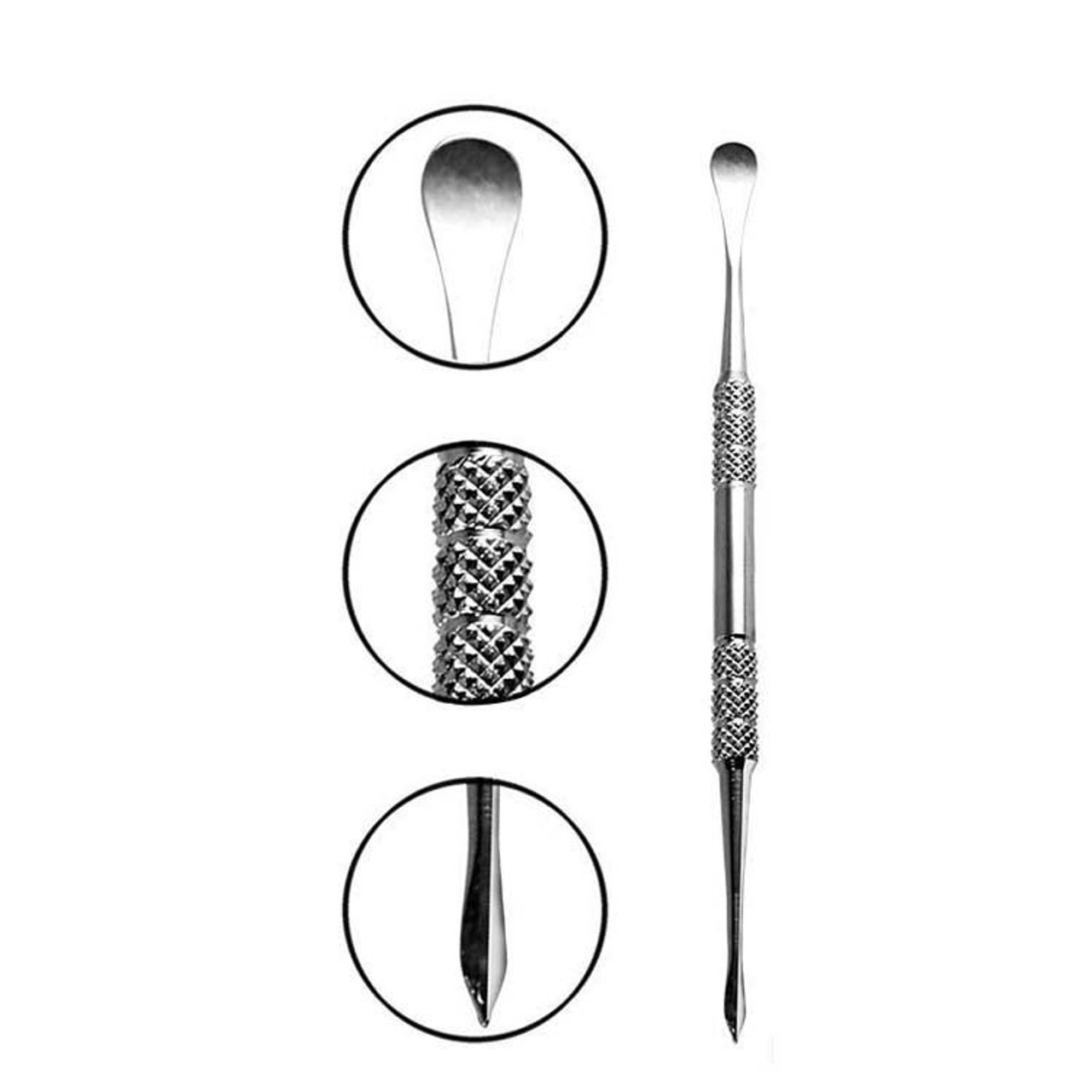 Photograph of product: 4.5" Dual Tipped Stainless Steel Dab Tool - CU94