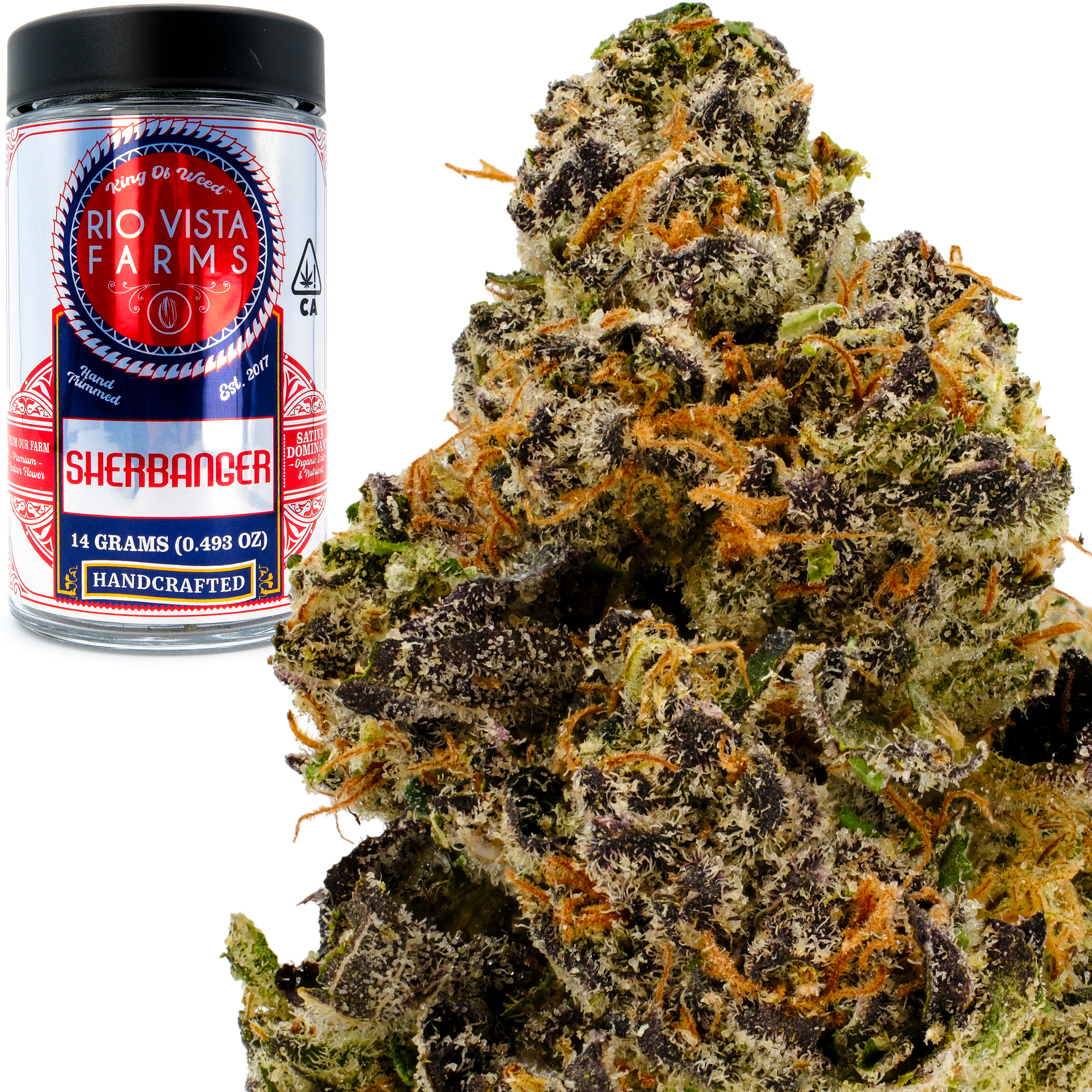 Photograph of product: Sherbanger 14g Jar - Rio Vista Farms