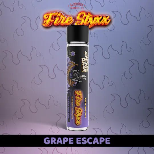 Photograph of product: Fire Styxx | Grape Escape | Infused Pre-Roll