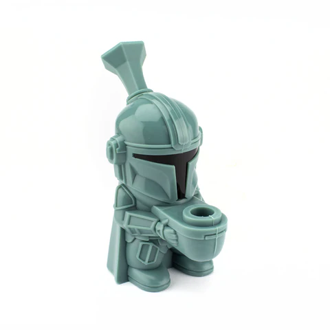 Photograph of product: Mandalorian Silicone Waterpipe