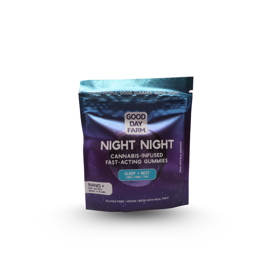Photograph of product: GDF | Nano Night Night | Gummies | 40mg